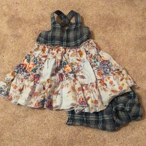 Blue Plaid Swing Set